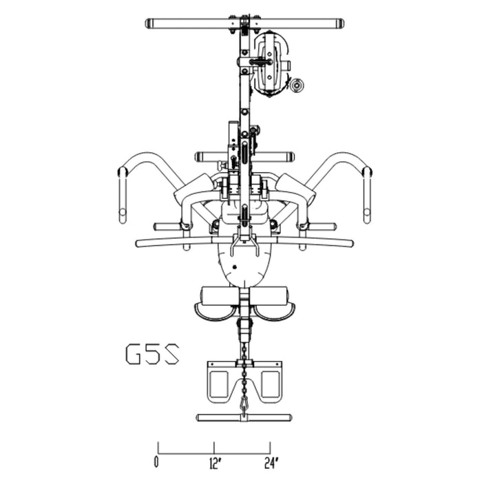 Body Solid G5S Single Stack Home Gym Machine