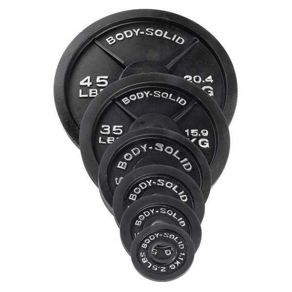 Body-Solid OPB - Cast Iron Olympic Plate Sets