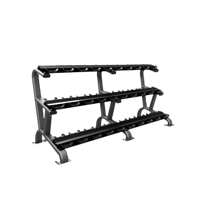 TROY 3 Tier 15 Pair Dumbbell Saddle Rack - DR-15