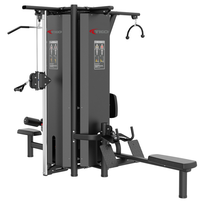 TKO Strength 4-Stack Cable Gym System 7031-B