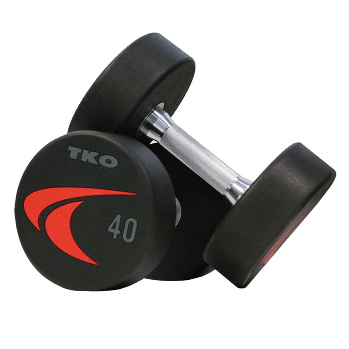 TKO Signature Round Urethane Dumbbell Sets - 830US