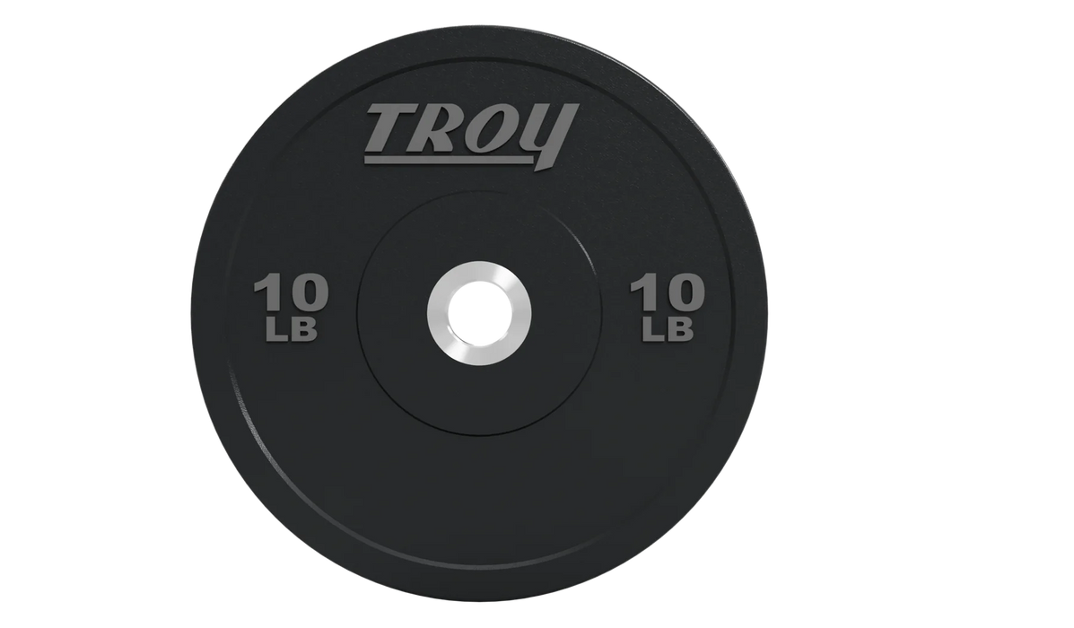 Troy Premium Grade Performance Black Rubber Bumper Plates - BPO-SBP