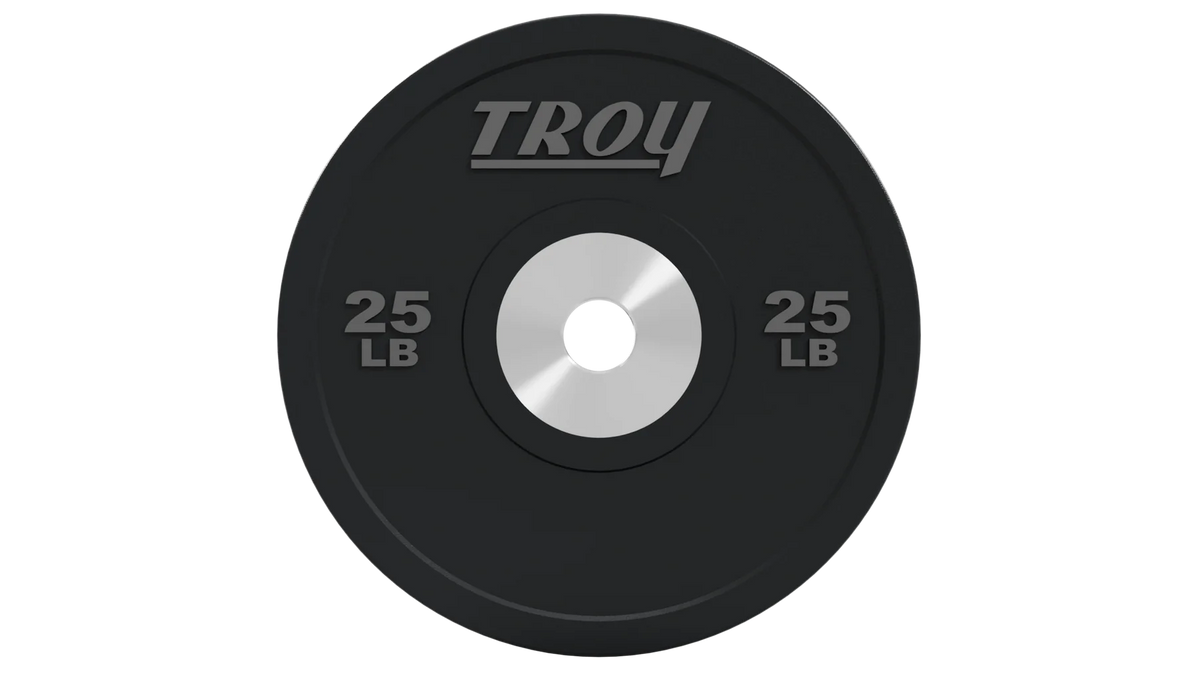 Troy Premium Grade Performance Black Rubber Bumper Plates - BPO-SBP