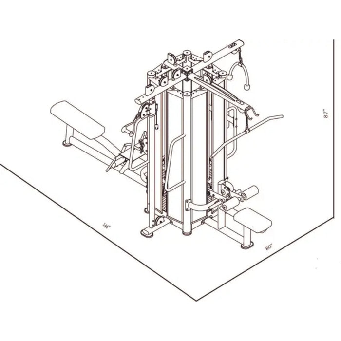 BodyKore 4 Station Jungle Gym GM5003