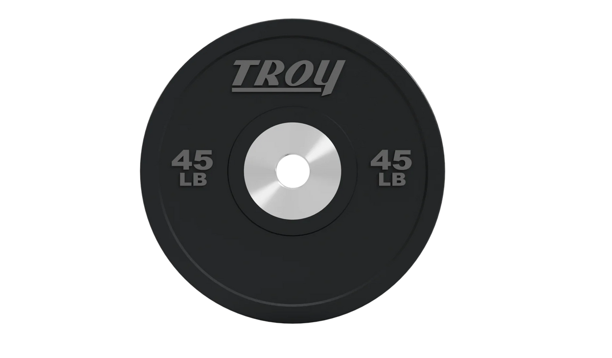 Troy Premium Grade Performance Black Rubber Bumper Plates - BPO-SBP