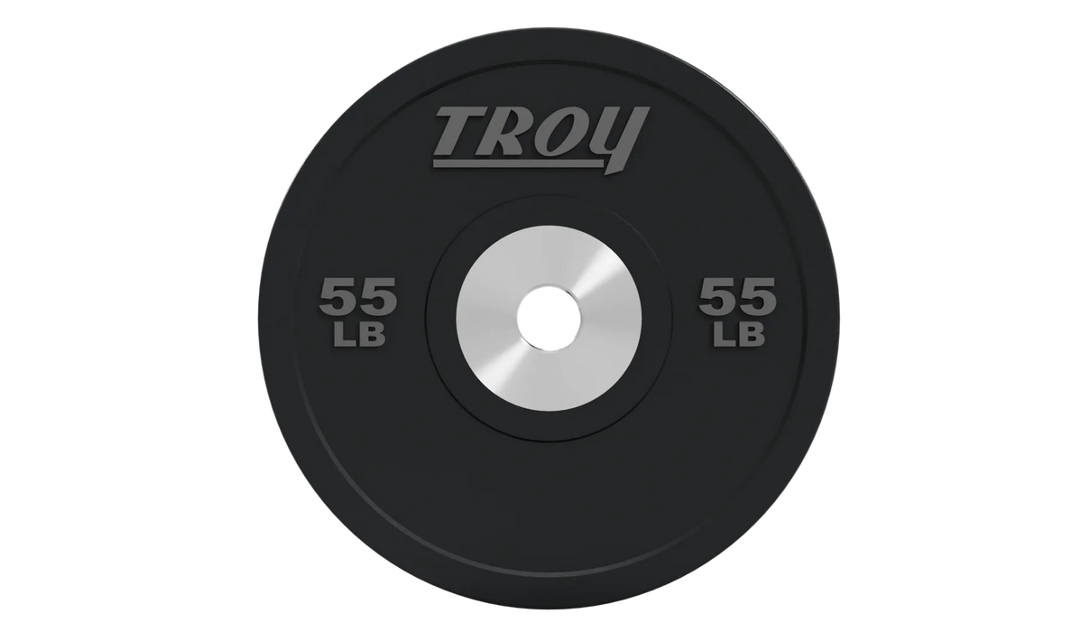 Troy Premium Grade Performance Black Rubber Bumper Plates - BPO-SBP