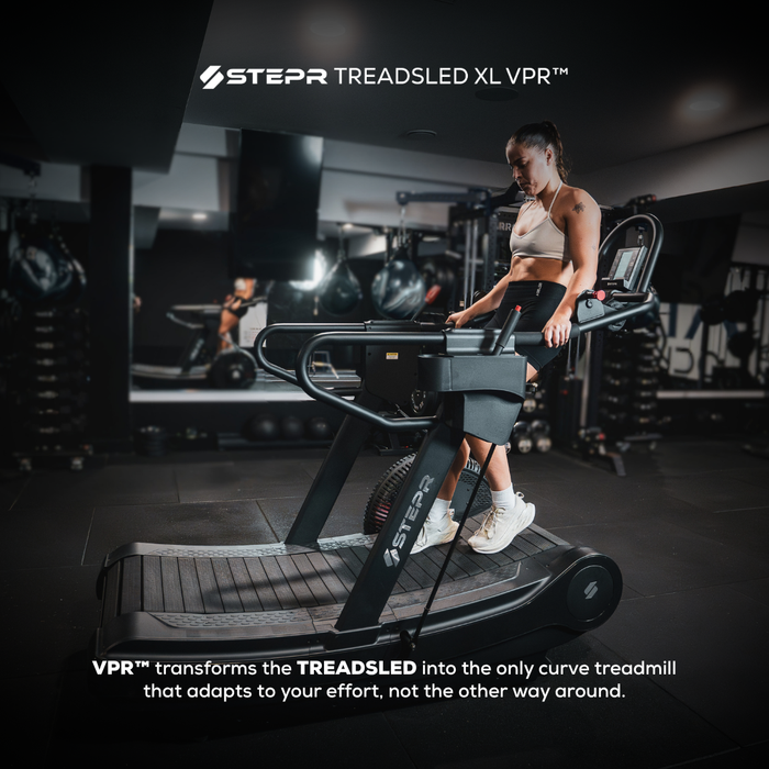 STEPR VPR Treadsled XL - Manual Curved Treadmill