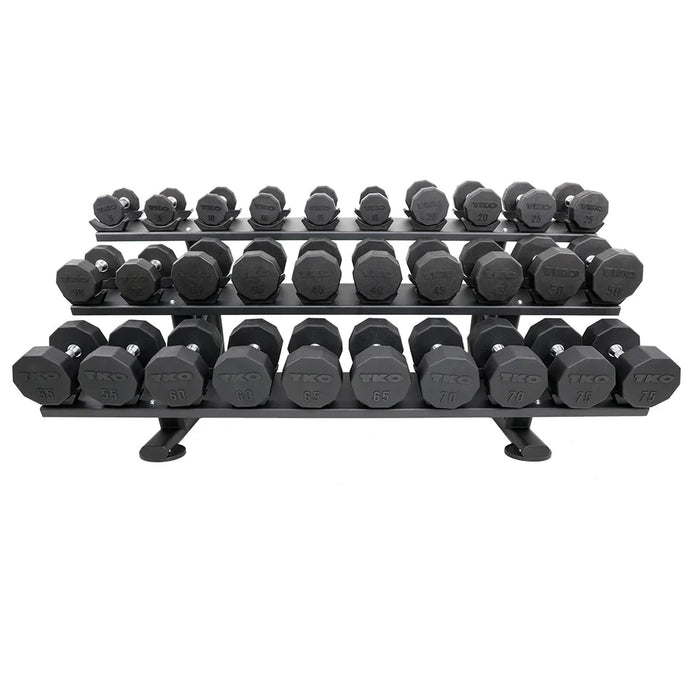 TKO 15 Pair Signature Dumbbell Rack With Saddles - 7052