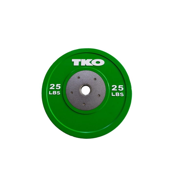 TKO Color Competition Rubber Bumper Plates - 802CCBP