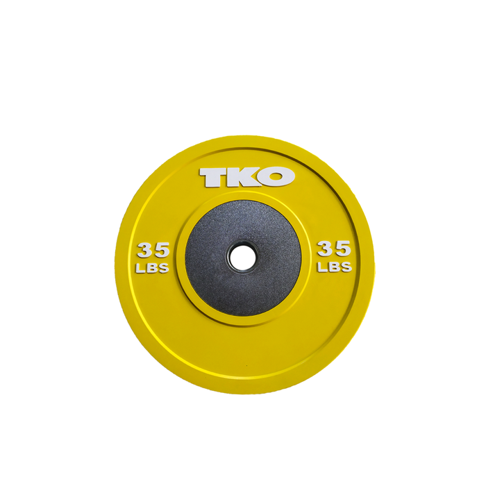 TKO Color Competition Rubber Bumper Plates - 802CCBP