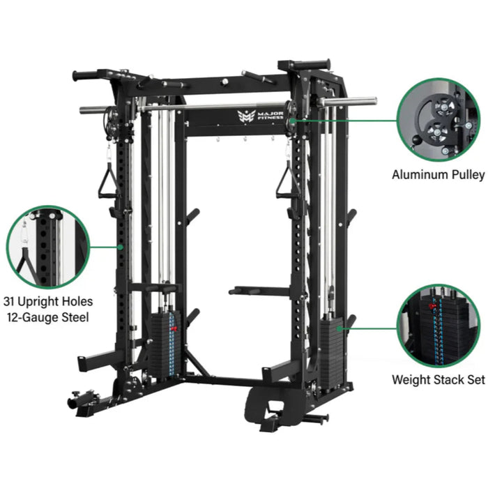 Major Fitness B52 Pro All-In-One Smith Machine Home Gym
