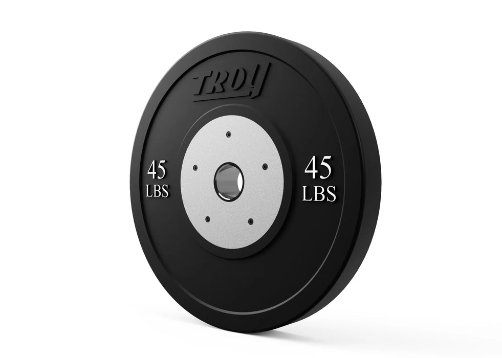 Troy Competition Grade Rubber Bumper Plates With Steel Inserts - BCO-SBP