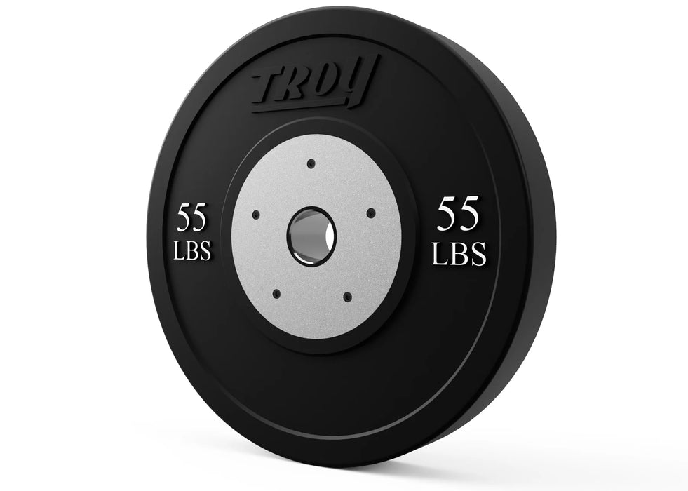 Troy Competition Grade Rubber Bumper Plates With Steel Inserts - BCO-SBP