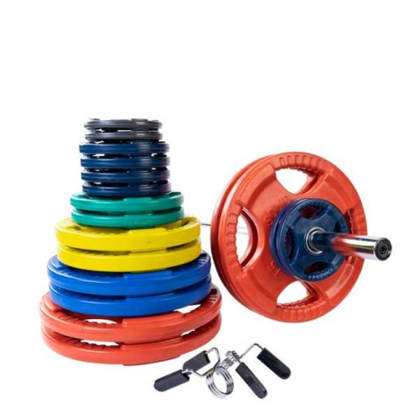 Body Solid ORCS - Color Rubber Grip Olympic Barbell Sets