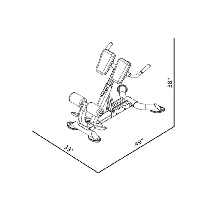 BodyKore Adjustable Multi Hyper Extension Bench CF2104