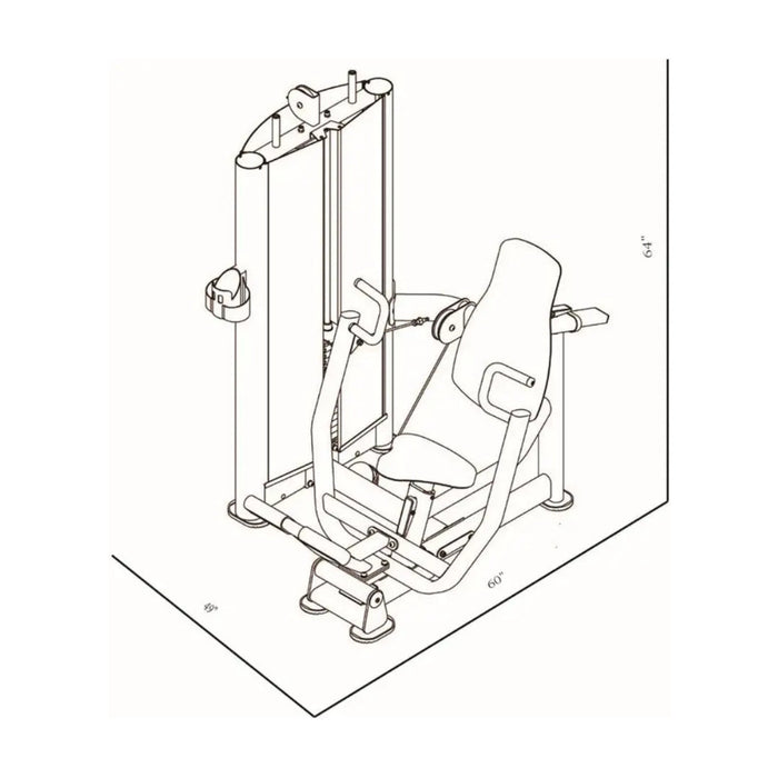 BodyKore Selectorized Chest Press GR601