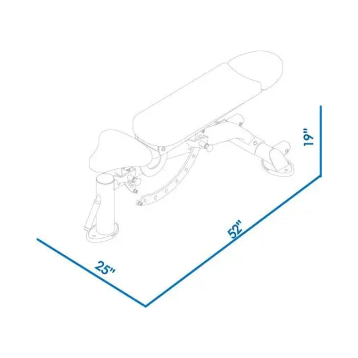 BodyKore CF2106 Elite Series Multi-Adjustable Bench