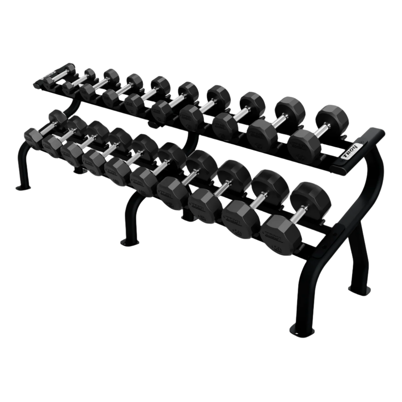 Troy Rubber Dumbbells