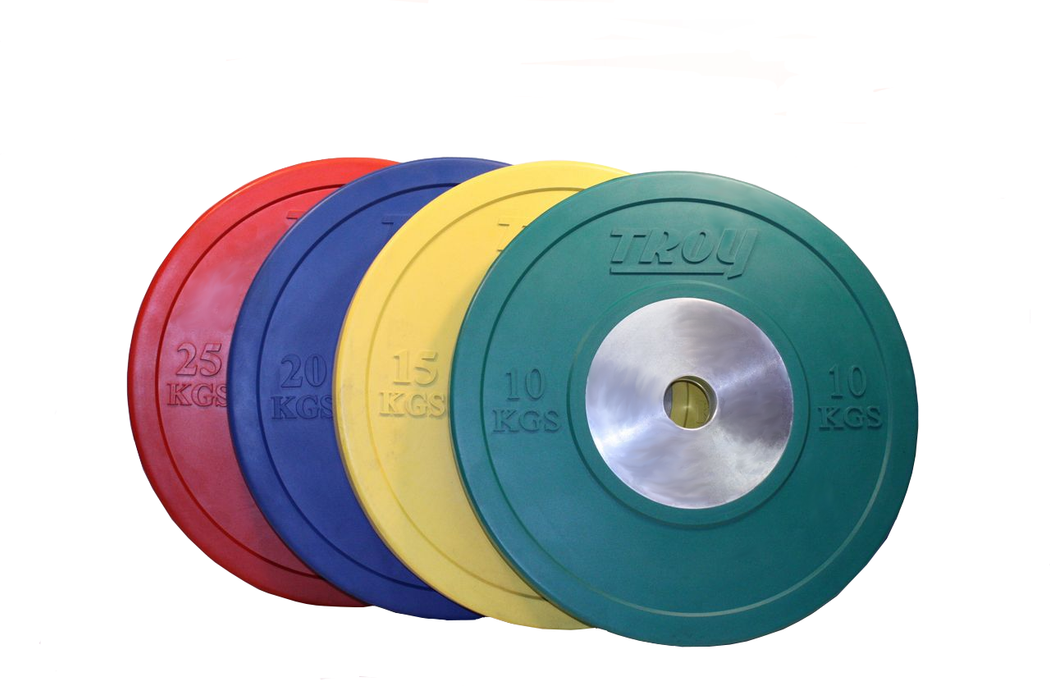 TROY Competition Grade Color Rubber Bumper Plates (KGS) CO-SBP