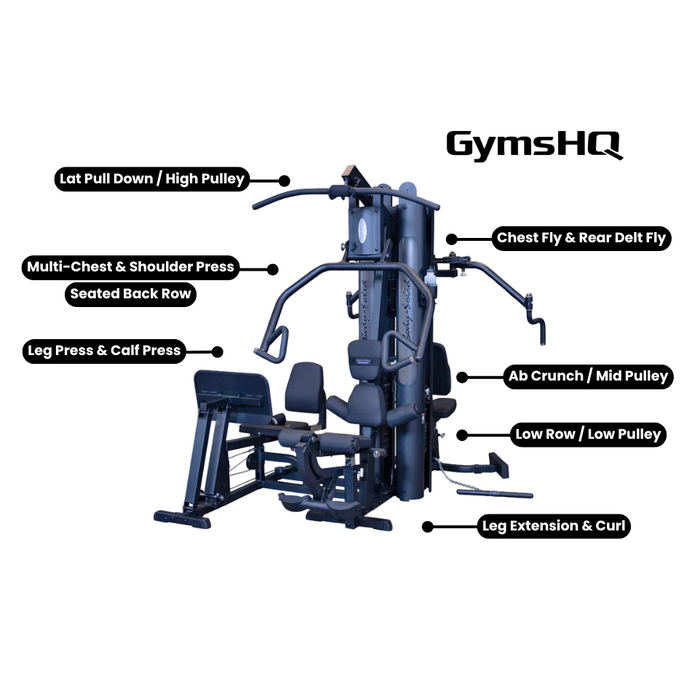 Body Solid G9S/G9B Two Stack Gym