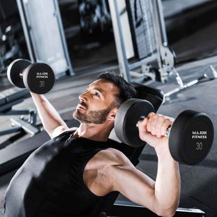 Major Fitness Urethane Dumbbell Set