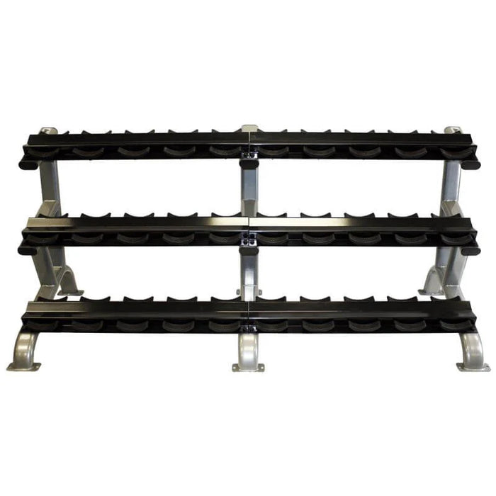 TROY 3 Tier 15 Pair Dumbbell Saddle Rack - DR-15