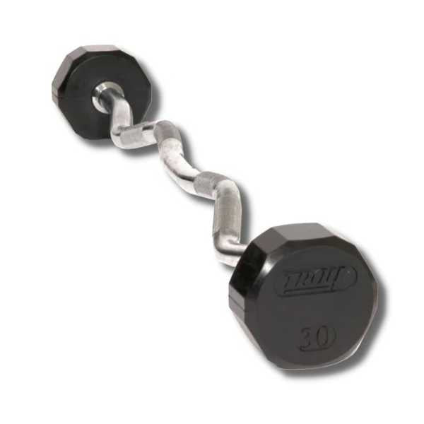 Troy Barbell 12-Sided Rubber Barbell Set COMMPAC-110