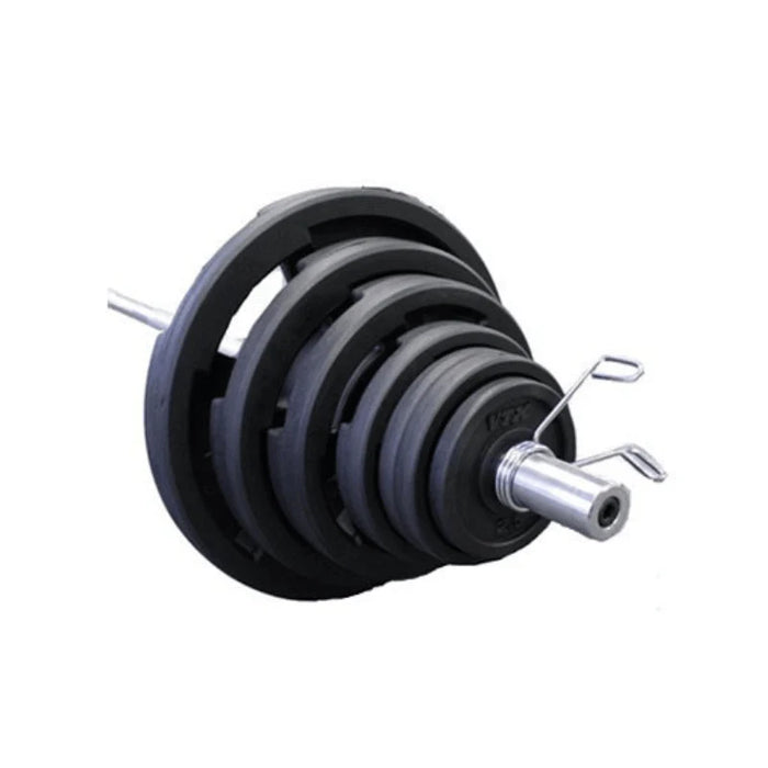 VTX Rubber Olympic 300 lb. Weight Set- GOSS-300VR - GOB-86