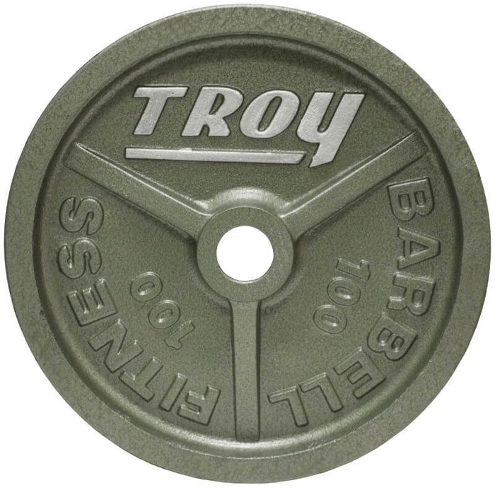 TROY Wide flanged Premium Machined Olympic Iron Plates - HO