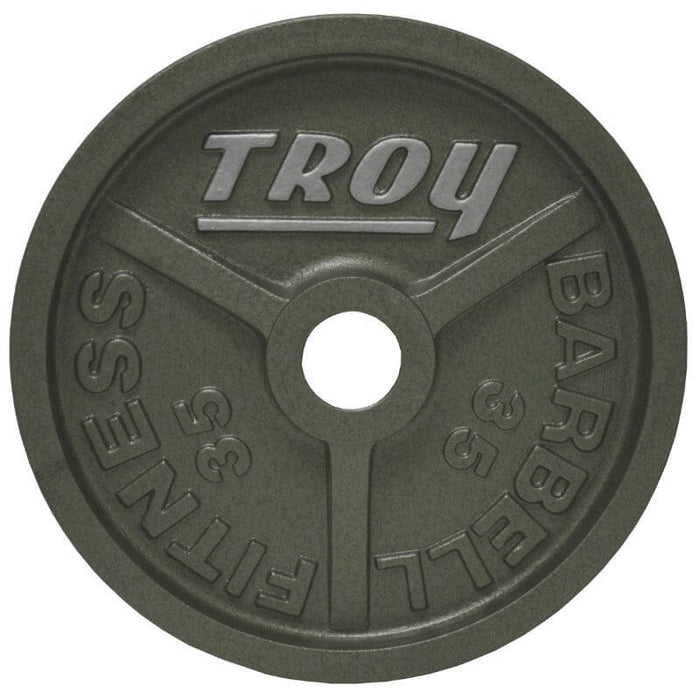 TROY Wide flanged Premium Machined Olympic Iron Plates - HO