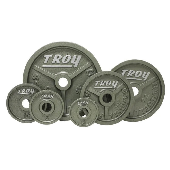 TROY Wide flanged Premium Machined Olympic Iron Plates - HO