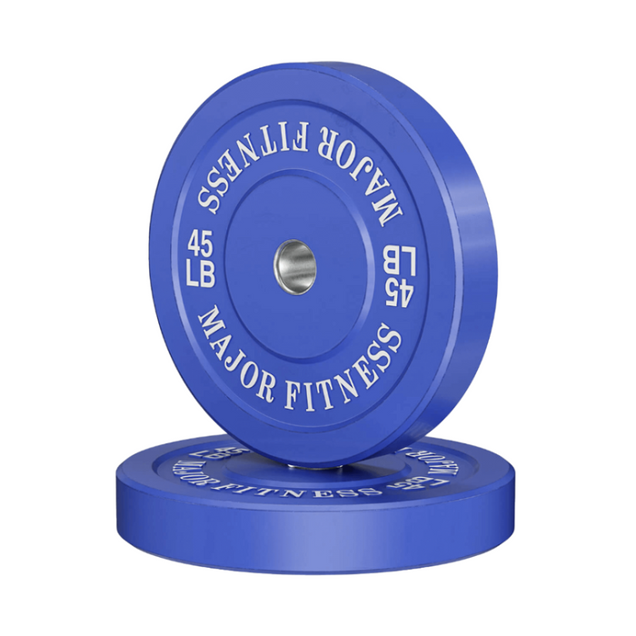 Major Fitness Low Bounce Bumper Plates Set
