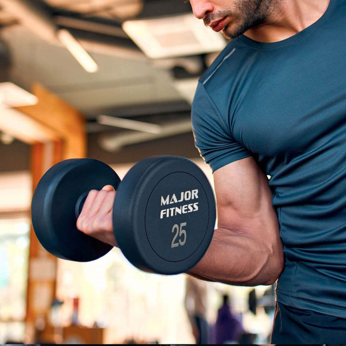 Major Fitness Urethane Dumbbell Set