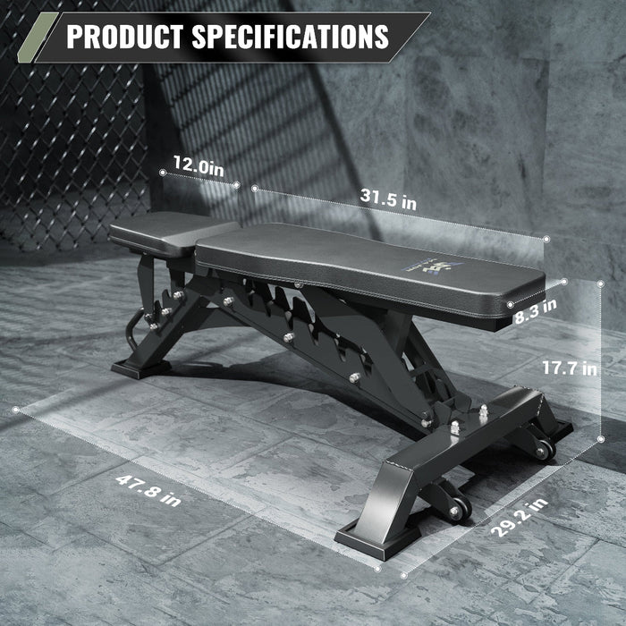 Major Fitness PLT01 Adjustable Bench