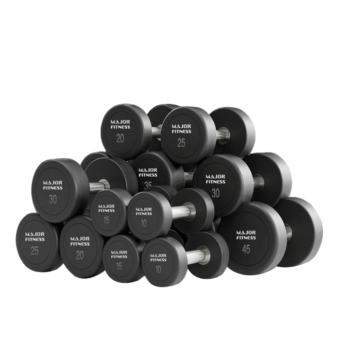 Major Fitness Urethane Dumbbell Set