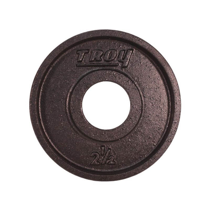 TROY Wide Flange Premium Grade Machined Olympic Plates Black - PO