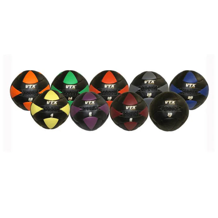 VTX Wall Ball Rack w/ 8-50lb Wall Balls - BALLPAC-PWB50