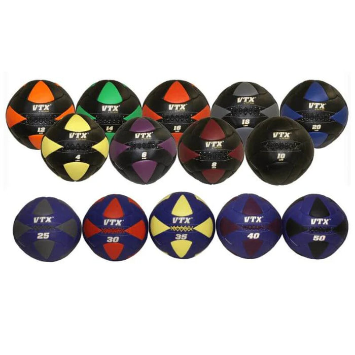 VTX Leather Wall Balls (4-50lb Set) - PWB