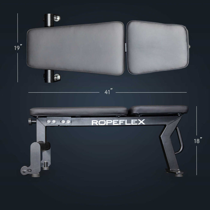 Ropeflex RXB2 Rope Training Flat Bench
