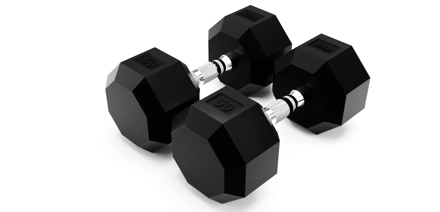 VTX (5-75lbs) Urethane Encased Dumbbell Set with Vertical Storage Rack - VERTPAC-SDU75