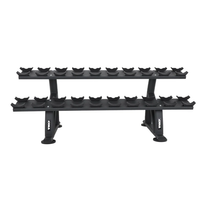 TKO Strength 10 Pair Dumbbell Rack - 7051B-BK