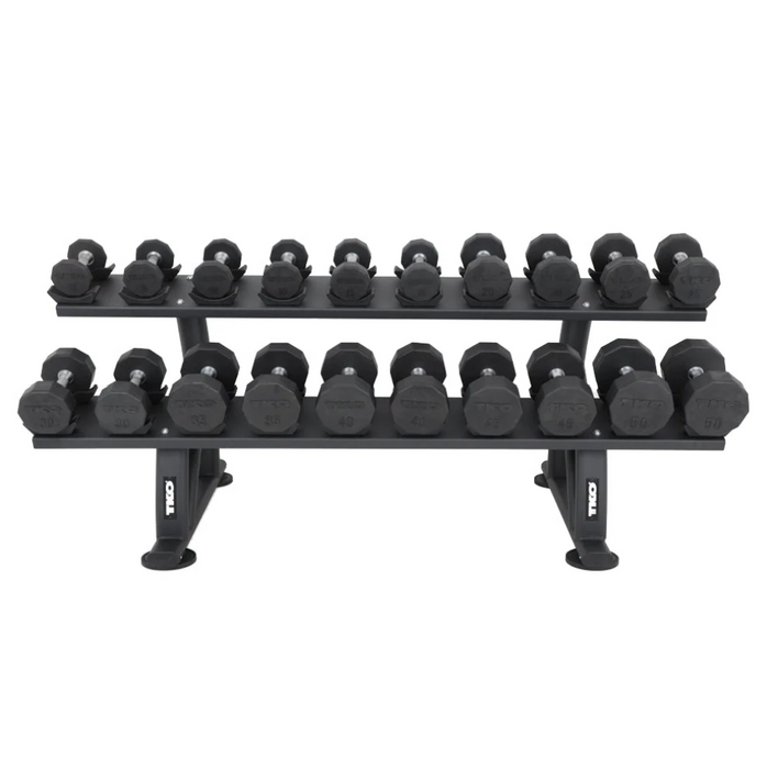 TKO Strength 10 Pair Dumbbell Rack - 7051B-BK