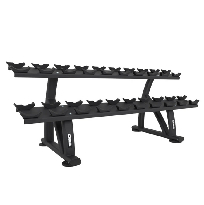 TKO Strength 10 Pair Dumbbell Rack - 7051B-BK