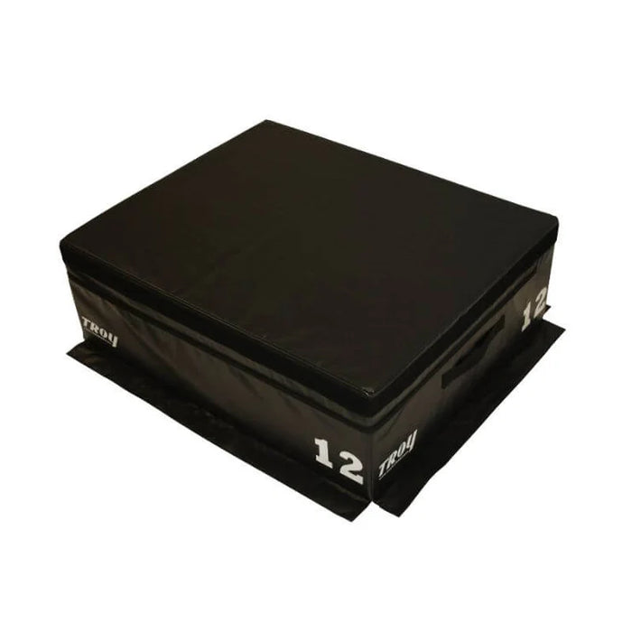 TROY 6" to 24" Padded Black Plyo Boxes - T-PLYO