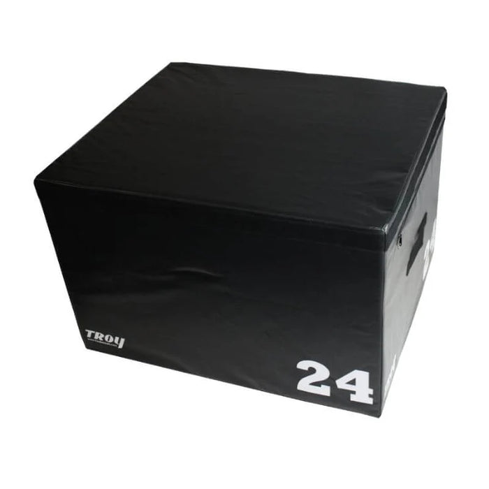 TROY 6" to 24" Padded Black Plyo Boxes - T-PLYO