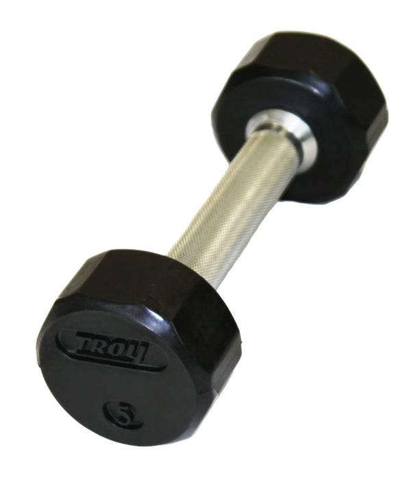 TROY 12 Sided Rubber Encased Dumbbells - TSD-R