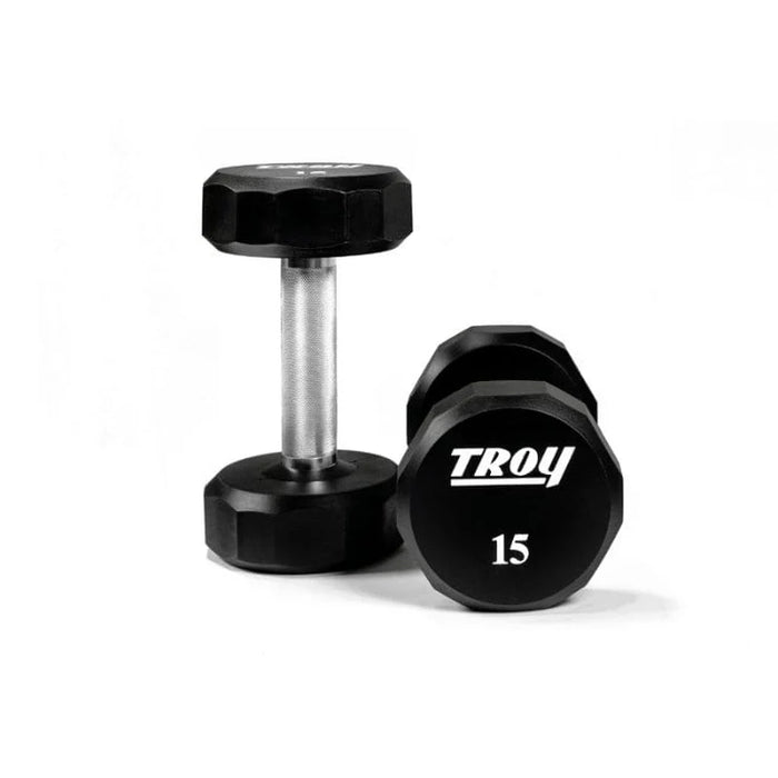 TROY 12-Sided Urethane Encased Dumbbells - TSD-U