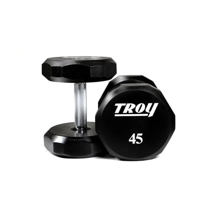 TROY 12-Sided Urethane Encased Dumbbells - TSD-U