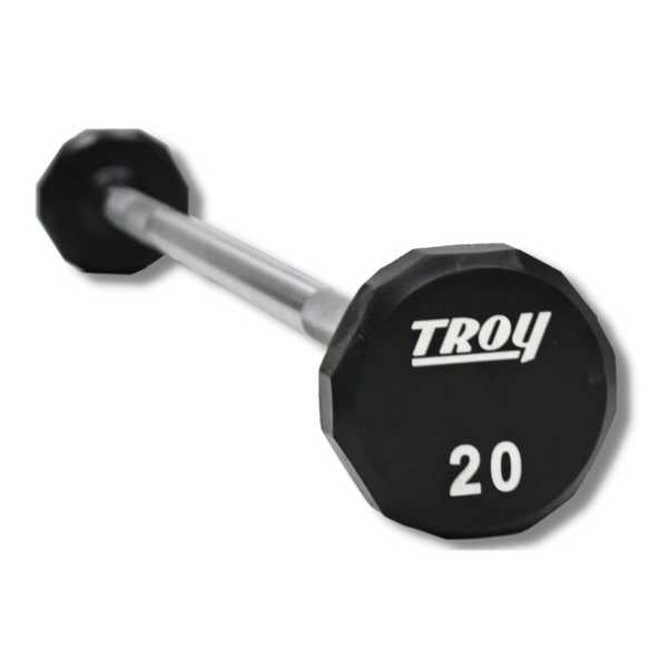 Troy Barbell 12-Sided Fixed Urethane Barbell Set