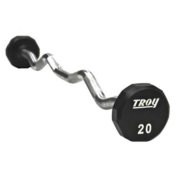 Troy Barbell 12-Sided Fixed Urethane Barbell Set